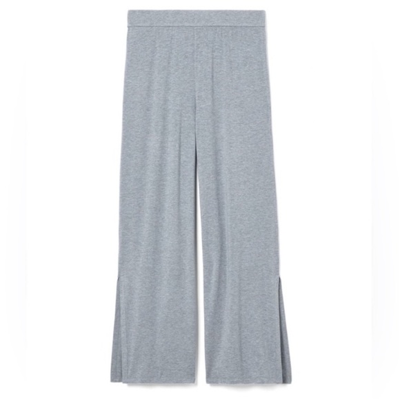 Eileen Fisher
Melange Knit Jersey Straight Leg High Side Slit Hem Pull-On Pants - Picture 5 of 7